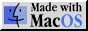 button that says 'made with macos'